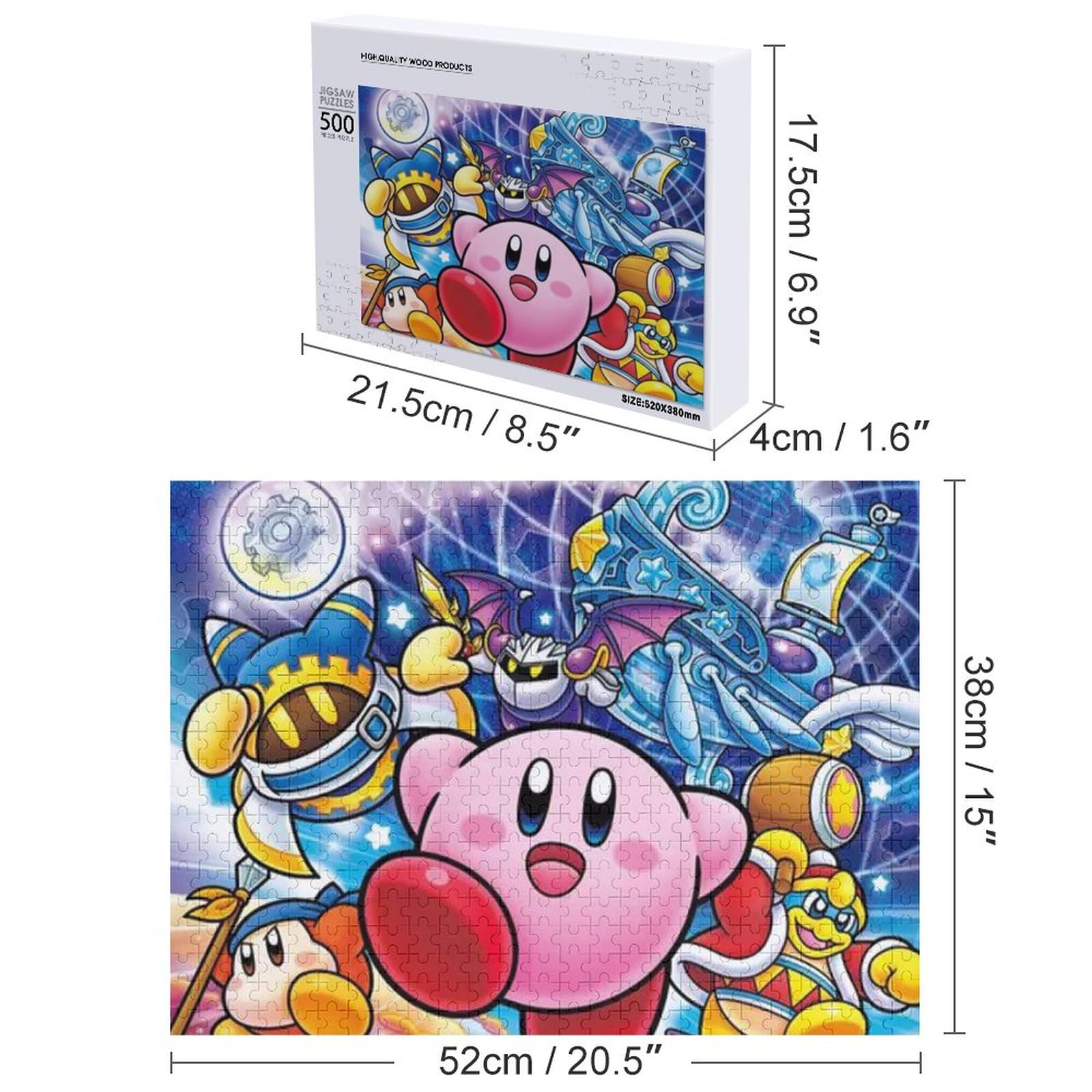 Amazon.co.jp: 星のカービィ ジグソーパズル 300/500/1000ピース 木製